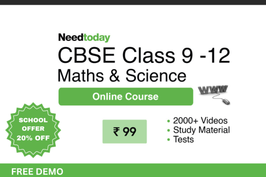 CBSE 9 - 12, Maths & Science Online Course