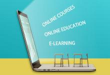 Online courses and e-learning education platforms
